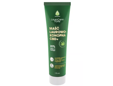LauroCann Forte maść laurowo-konopna CBD+ z 20% oleju z konopi